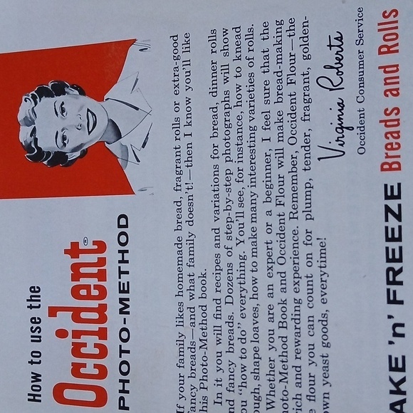 Vintage Pamphlet Bread Recipes Occident Photo-Method Cooking with Photos - Picture 4 of 9